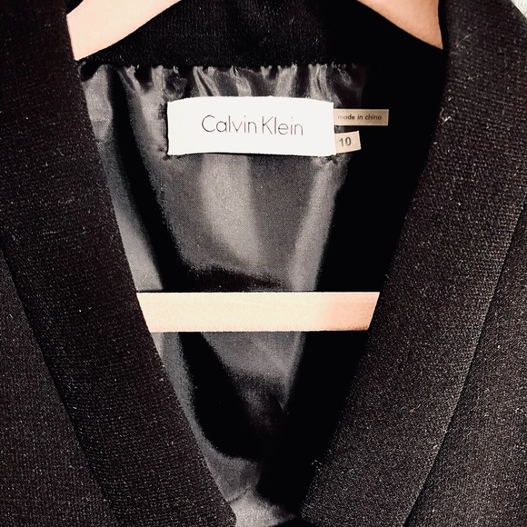Calvin Klein Black Size 10 Dress/Long Jacket - Picture 3 of 4